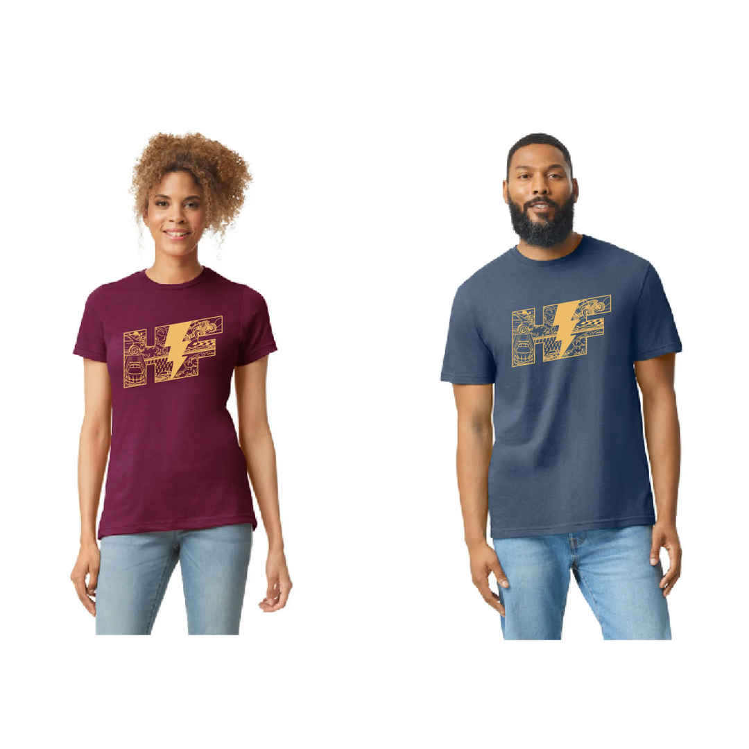HF Bolt Tee - Maroon