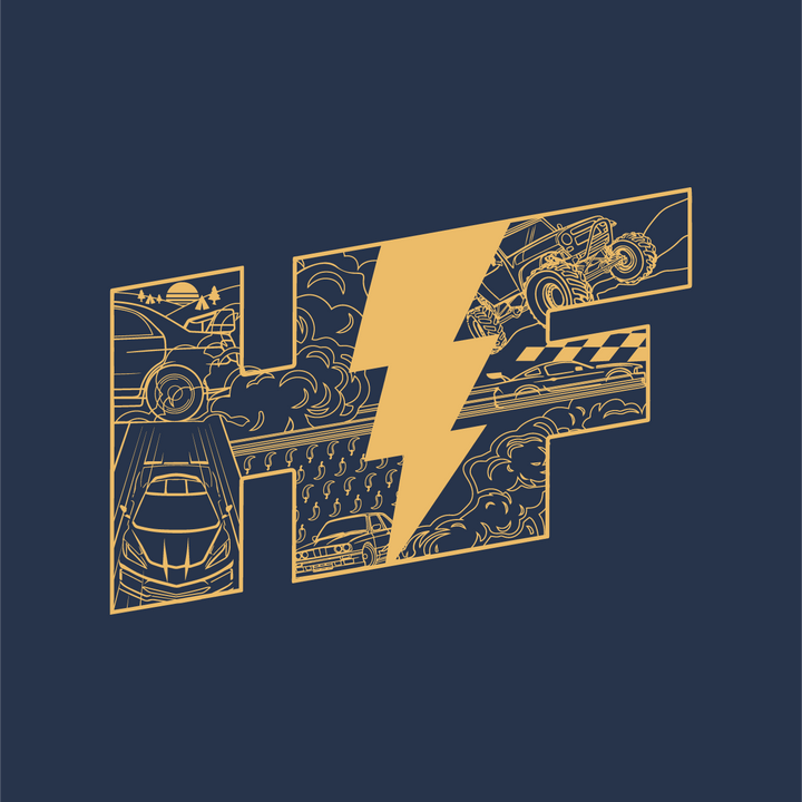 HF Bolt Tee - Navy