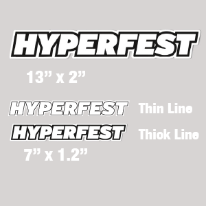 HYPERFEST Decals